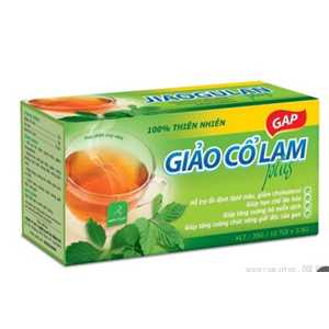 Chế phẩm hỗ trợ giảm mỡ máu từ trà xanh và giảo cổ lam