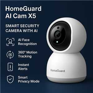 Camera an ninh thông minh tích hợp AI (HomeGuard AI Cam X5)