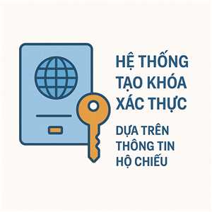 Hệ thống và phương pháp tạo khóa xác thực dựa trên thông tin hộ chiếu